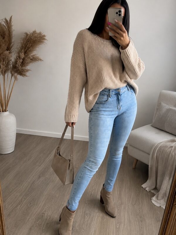 Jeansy Slim Sky Blue