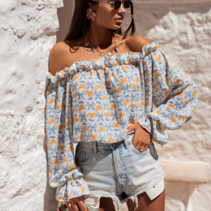 Bluzka Hiszpanka Lemon Sky